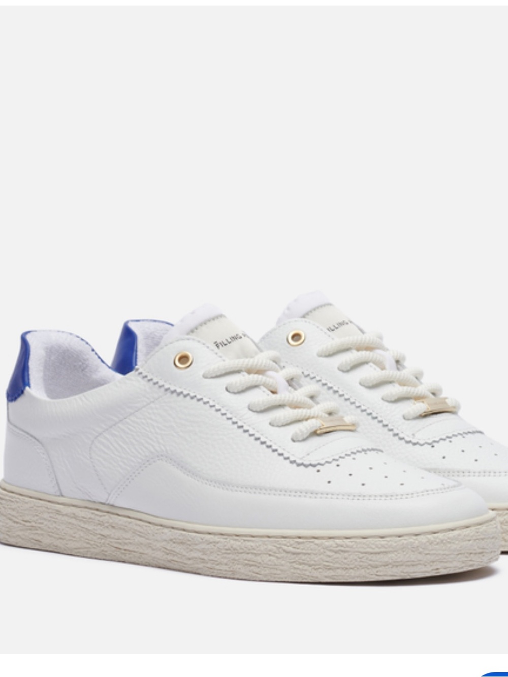 Filling Pieces Mondo Vulcan White with Blue sneakers Size 41